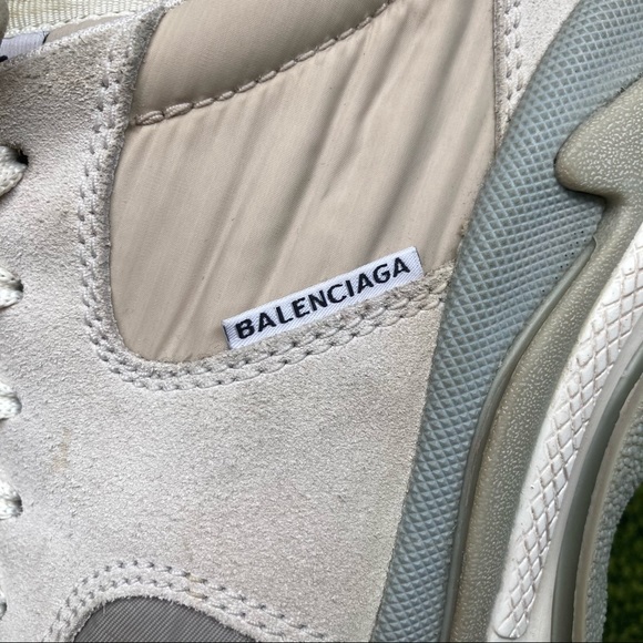 🖤Balenciaga TripleS size 8 💯 grey/beige - Picture 8 of 9